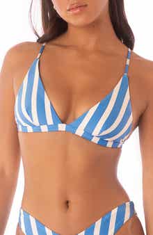 Maaji Azure Stripes Reversible Bikini Top