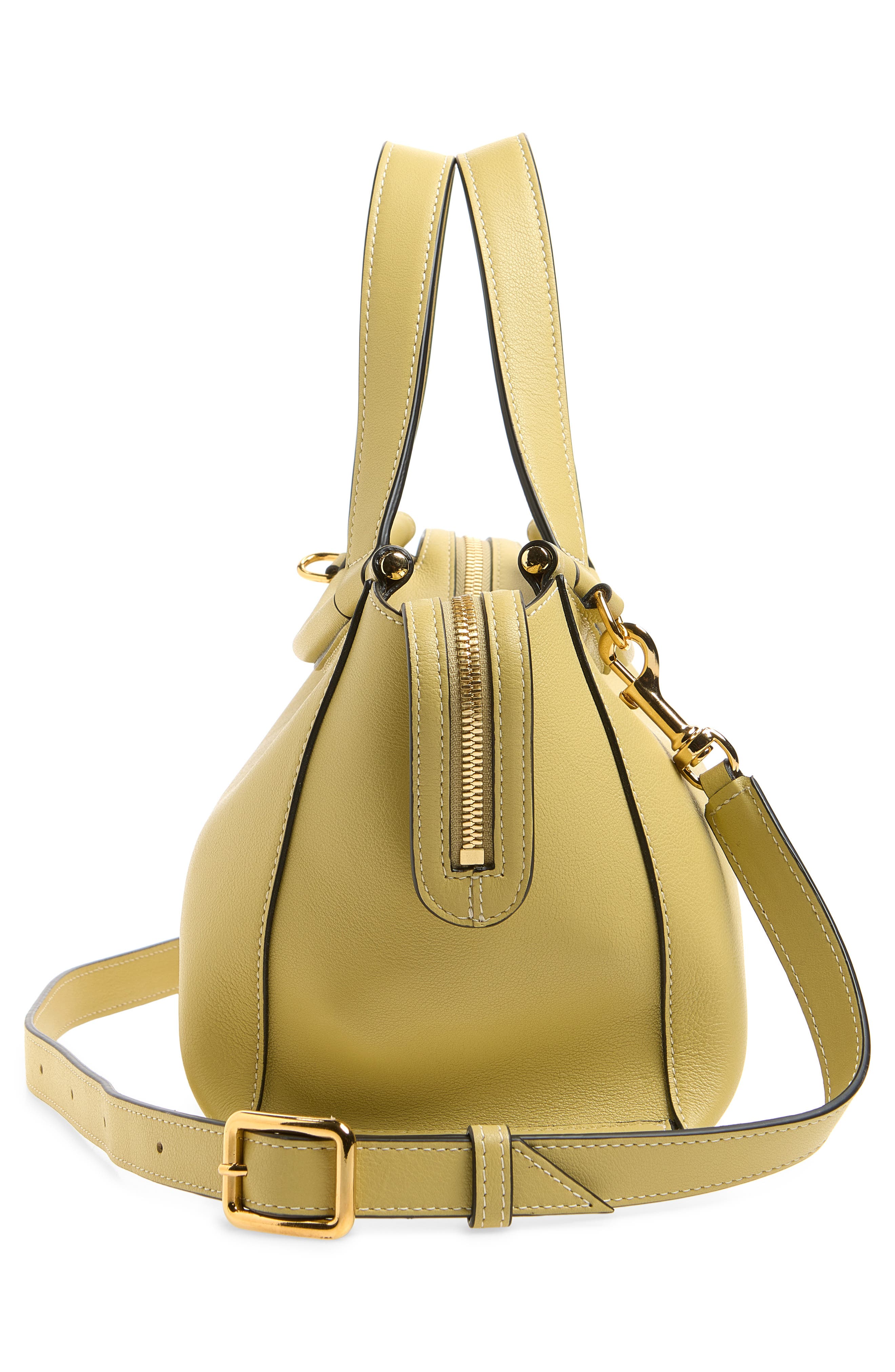 Ida Leather Top Handle Bag, Alternate, color, ISLAND