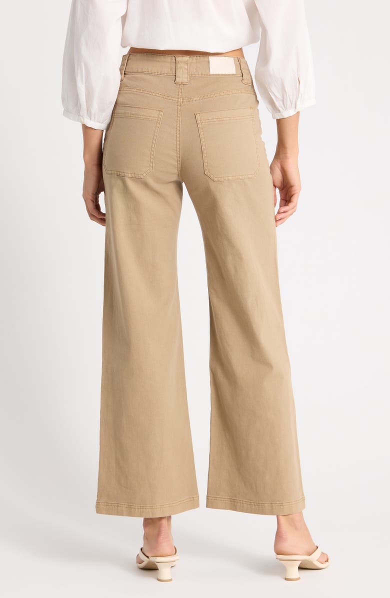 PAIGE Ari High Waist Wide Leg Utility Pants, Alternate, color, Vintage Beechwood