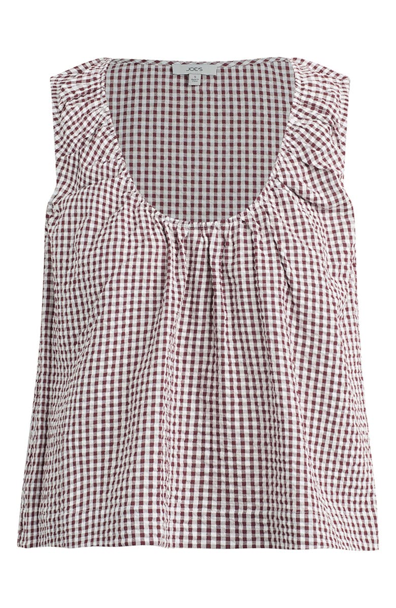Joe's The Ana Sleeveless Top, Alternate, color, Macchiato Gingham