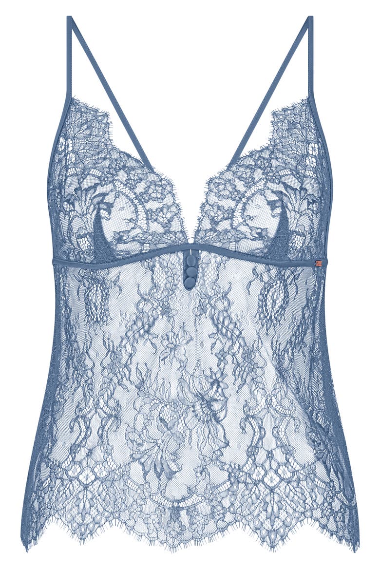 Delphine Lace Camisole, Main, color, CORONET BLUE