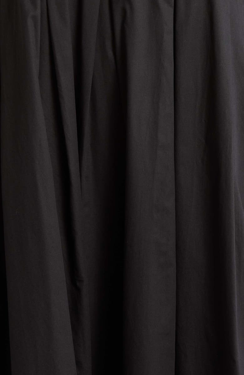 SUGARLIPS Roxy Smock Back Pleated Maxi Dress, Alternate, color, Black-White