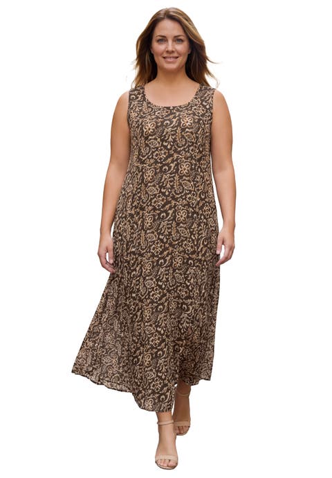Hand Crinkled Sleeveless Dress