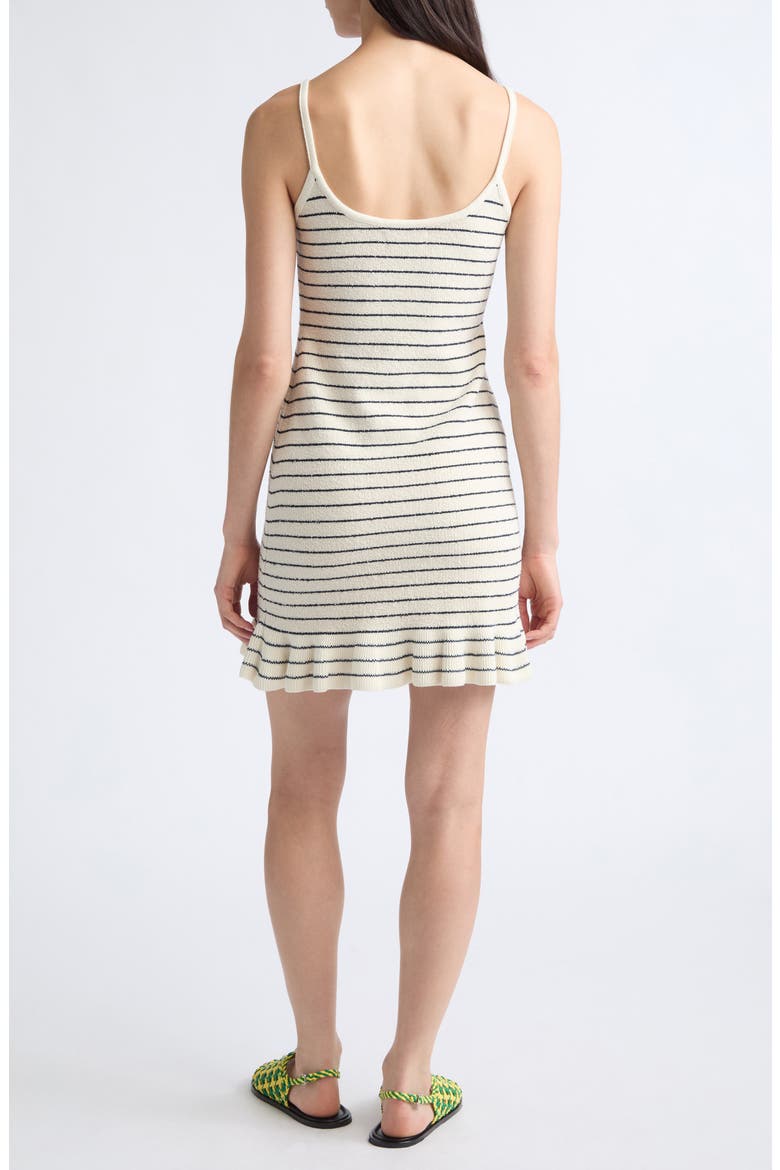 Ruffle Hem Minidress, Alternate, color, WHITE