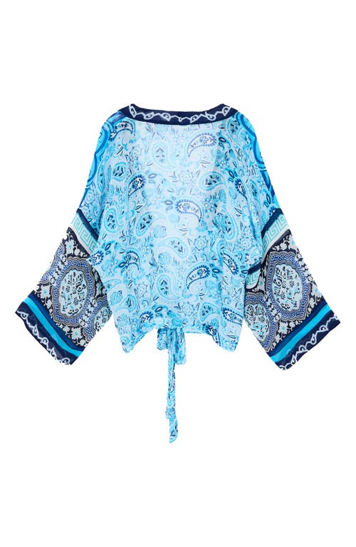 Saachi Paisley Tie Front Tunic