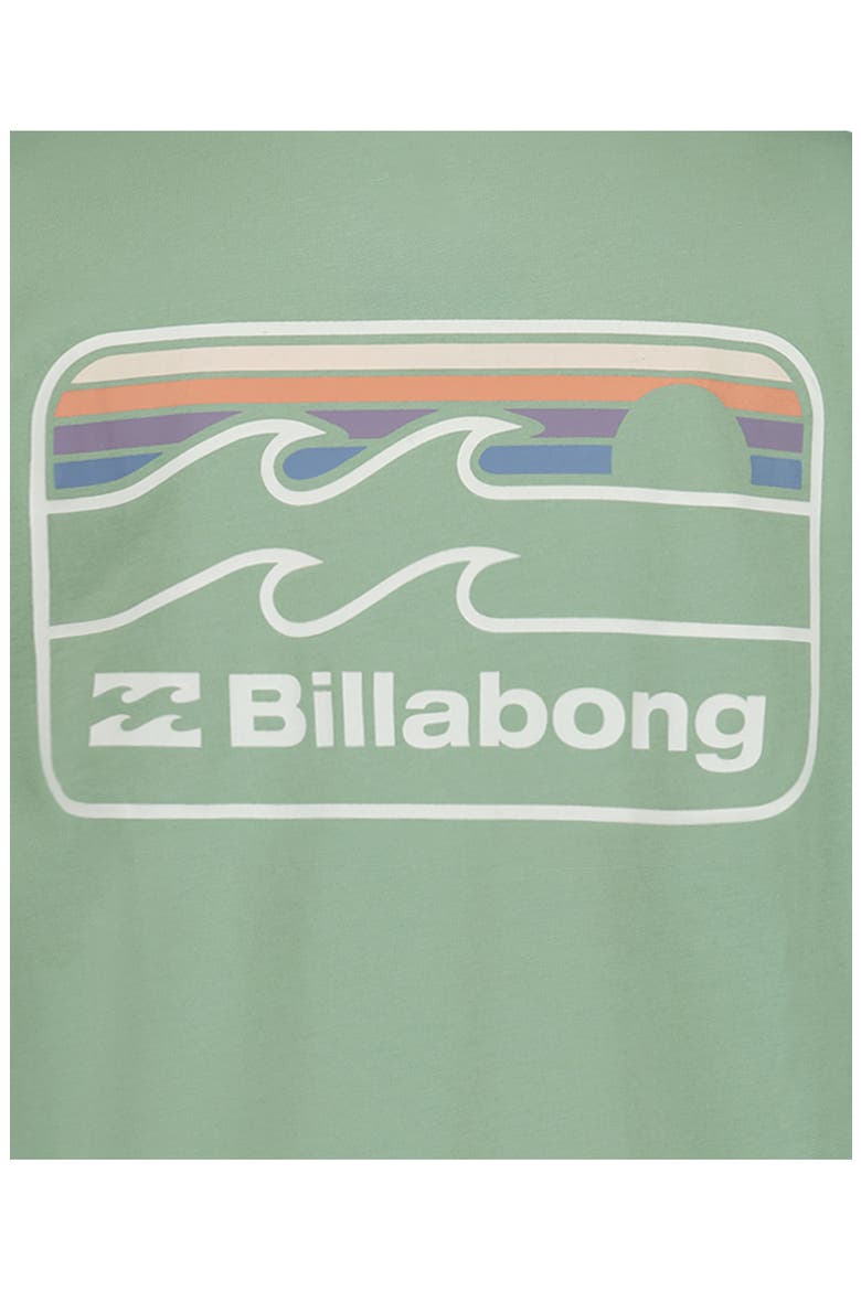 Kids' Runner Wave Logo Graphic T-Shirt, Alternate, color, GREEN ASH