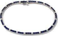 Mark Henry Sapphire & Diamond Tennis Bracelet