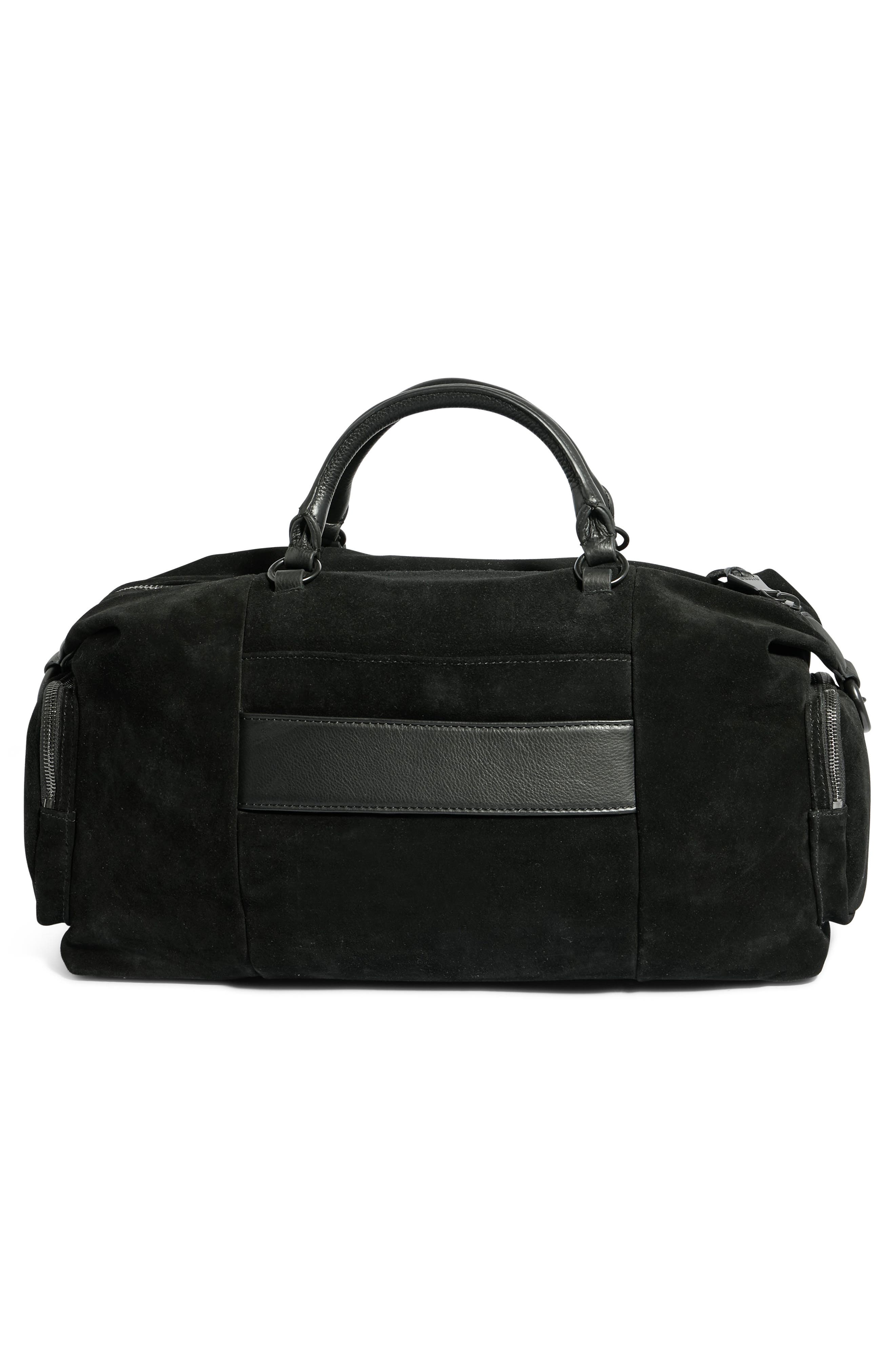 AIMEE Away We Go Leather Duffle Bag, Alternate, color, 