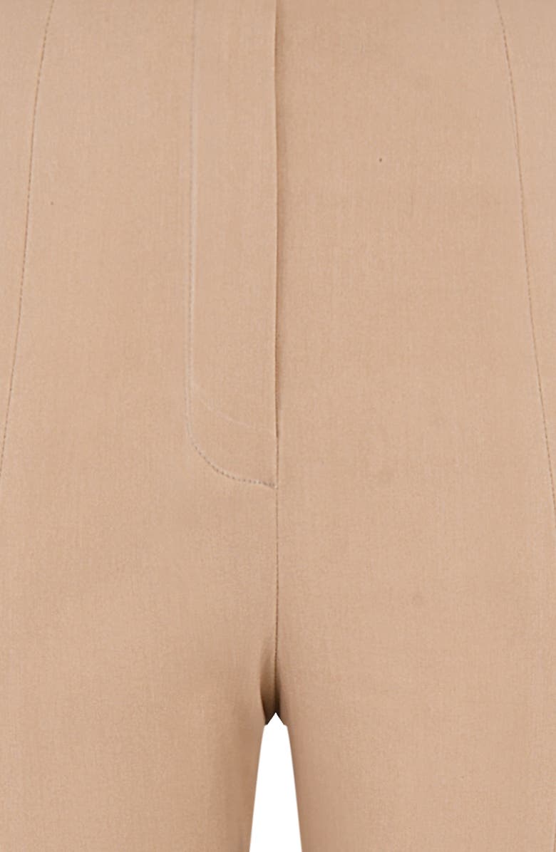 HOUSE OF CB Cai Slim Fit Straight Leg Pants, Alternate, color, White Pepper