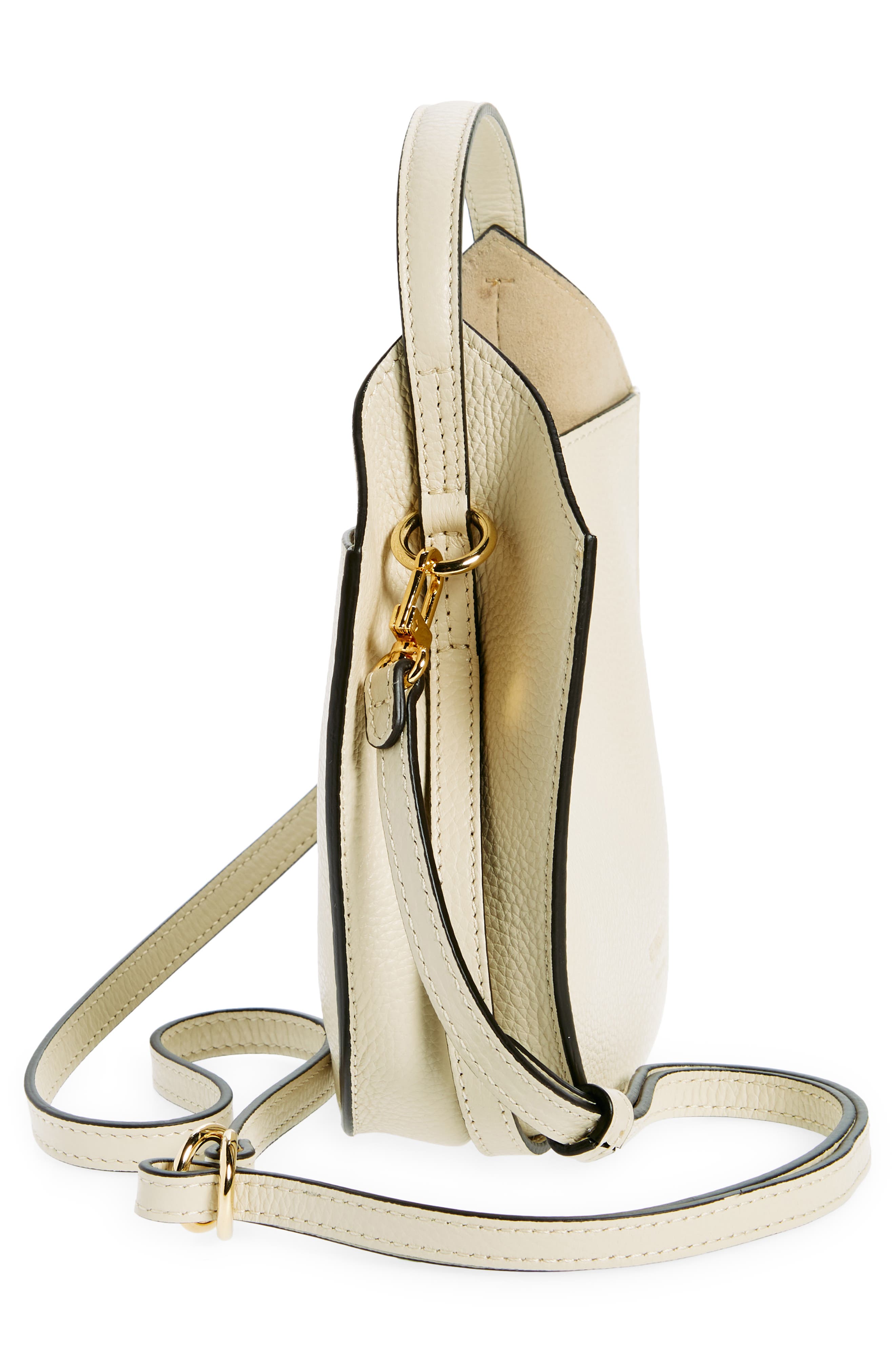 Ree Projects Mini Helene Leather Hobo Bag, Alternate, color, 