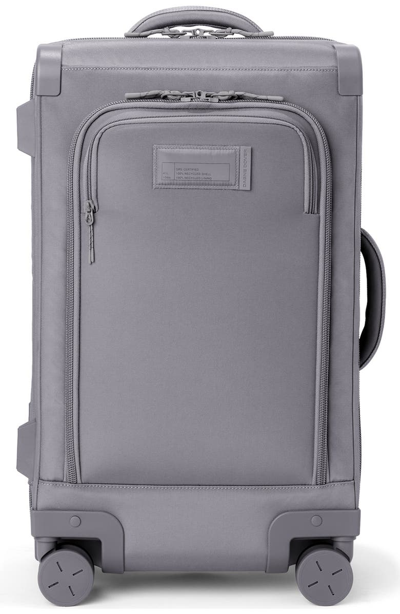 Dagne Dover Seattle Carry-On Rolling Luggage, Main, color, Ash Grey