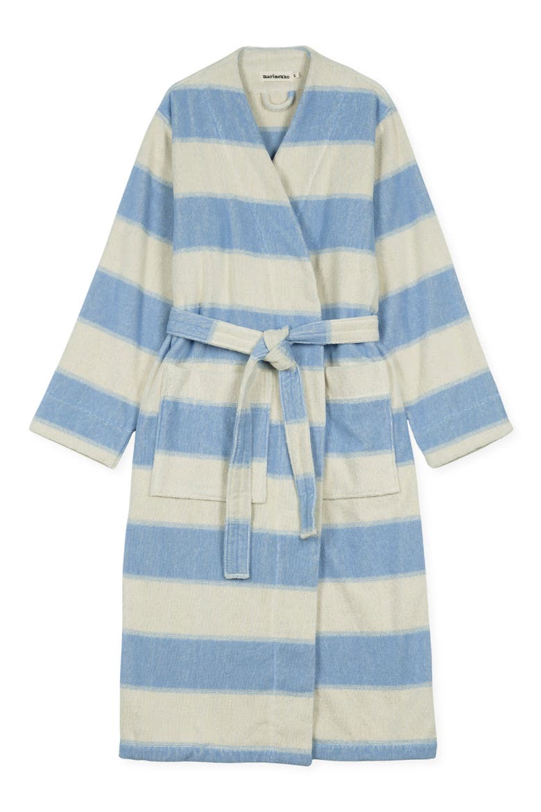 Galleria Cotton Terry Cloth Robe, Main, color, LIGHT BLUE