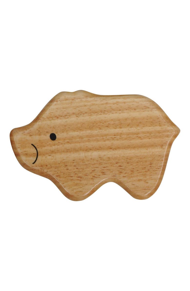 Kaplan Early Learning Company Soft Sounds 4 Wooden Animal Shakers, Alternate, color, Beige