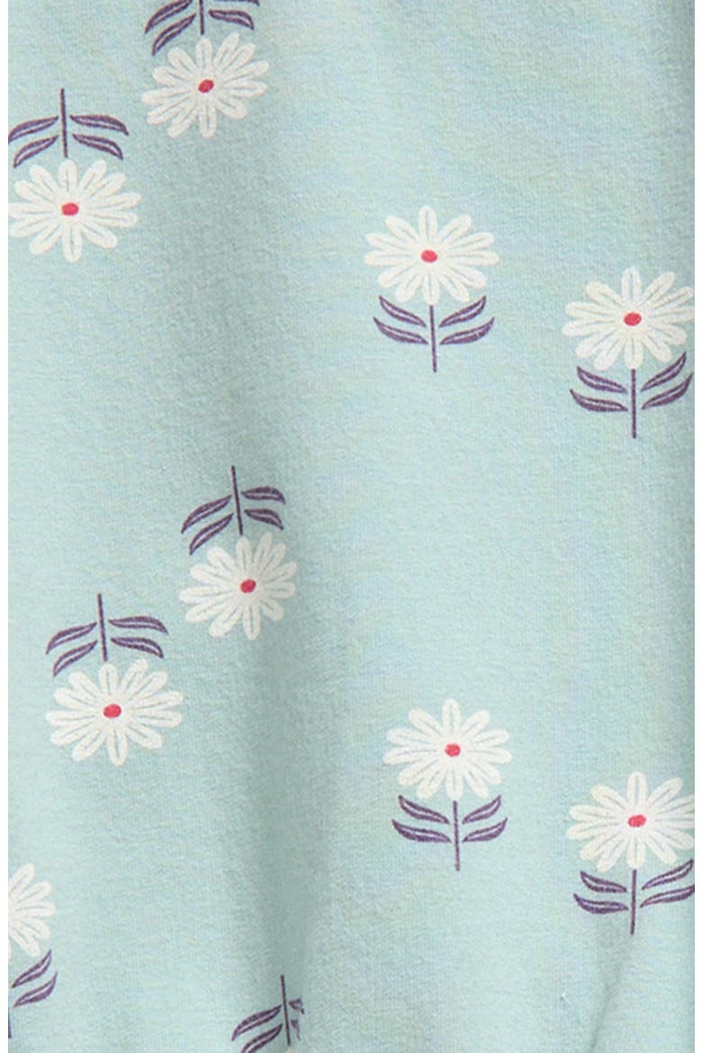Ruffle Trim Sweatshirt & Sweatpants Set, Alternate, color, BLUE RAINDROP CHARLIE FLORAL