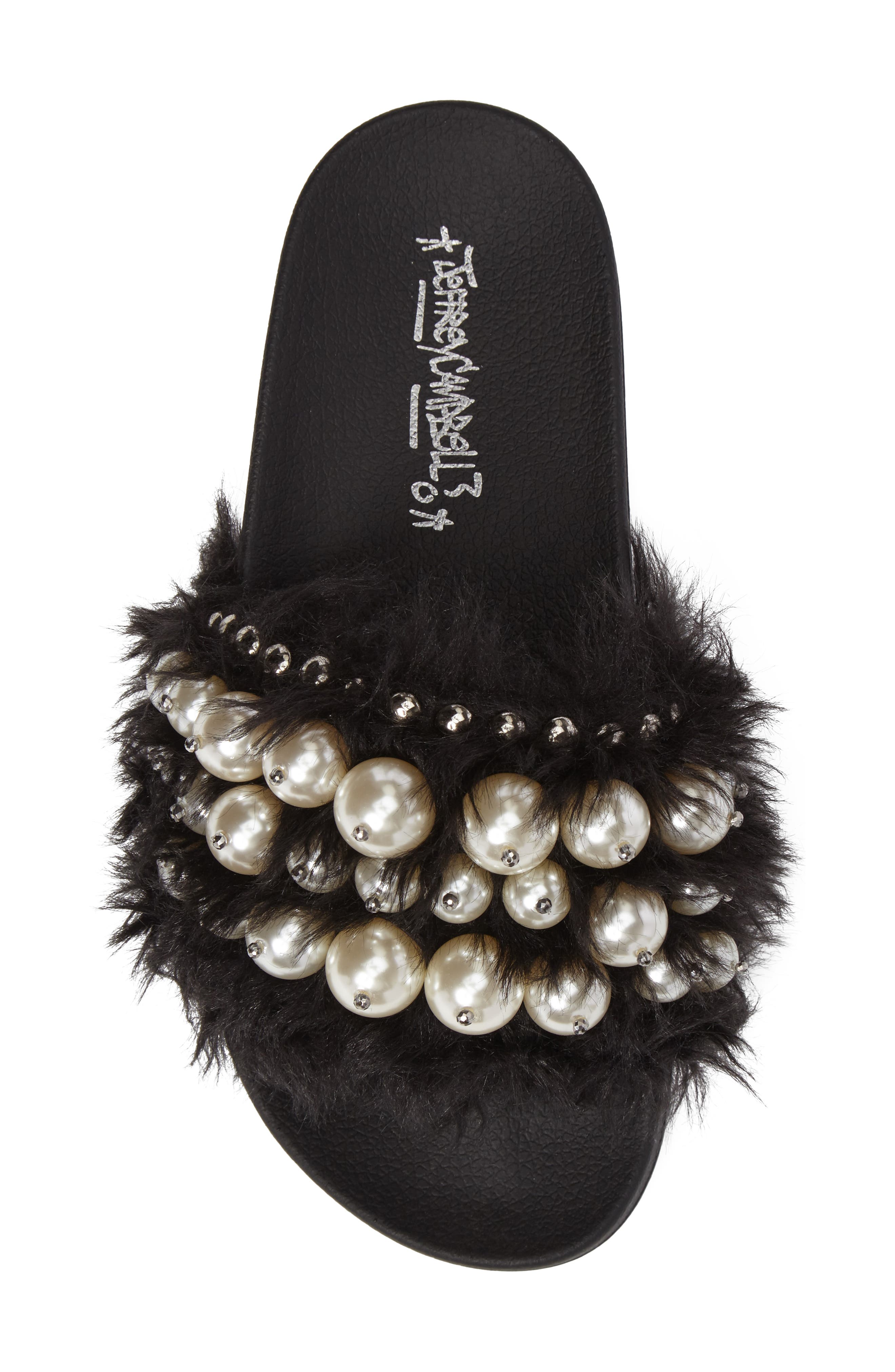 Jeffrey Campbell Jova Embellished Slide, Alternate, color, 