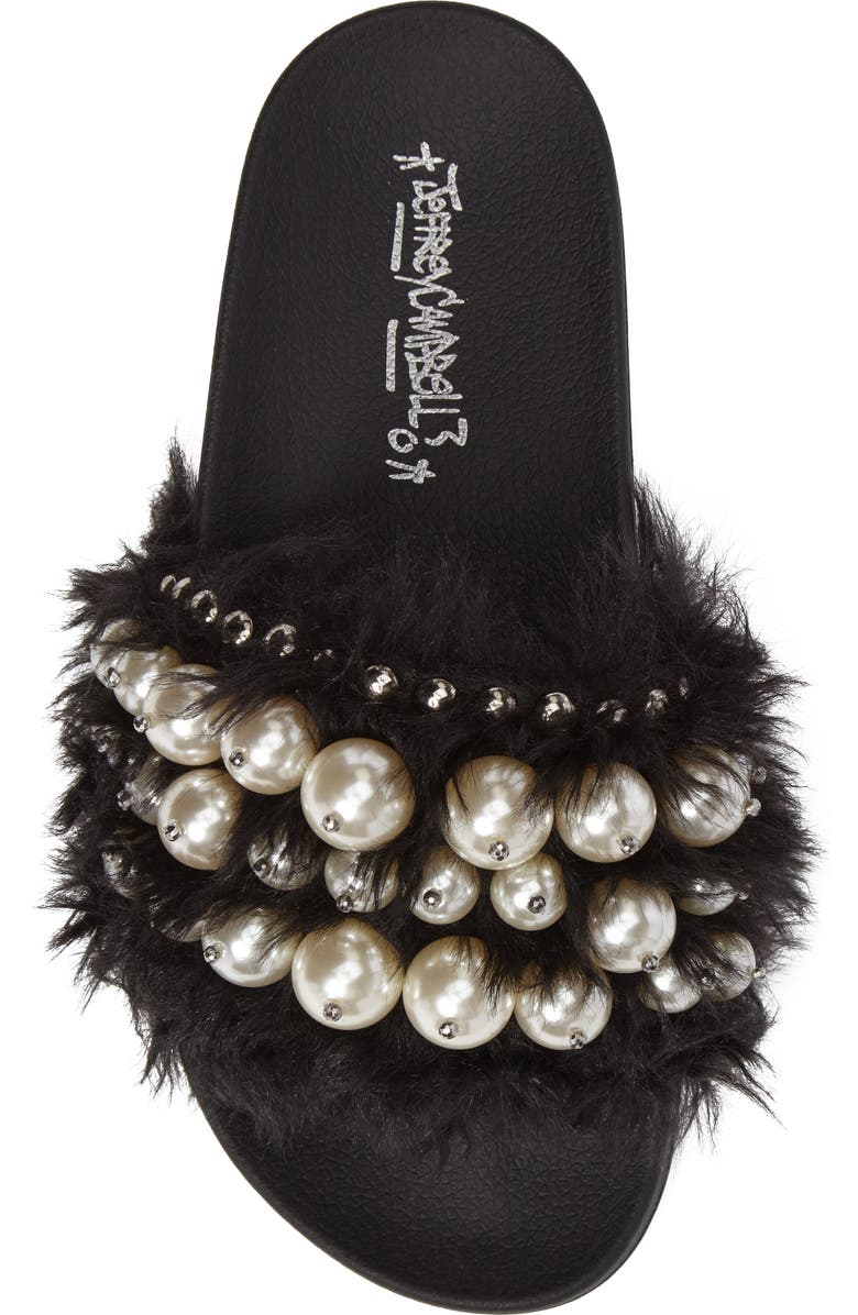 Jeffrey Campbell Jova Embellished Slide, Alternate, color,