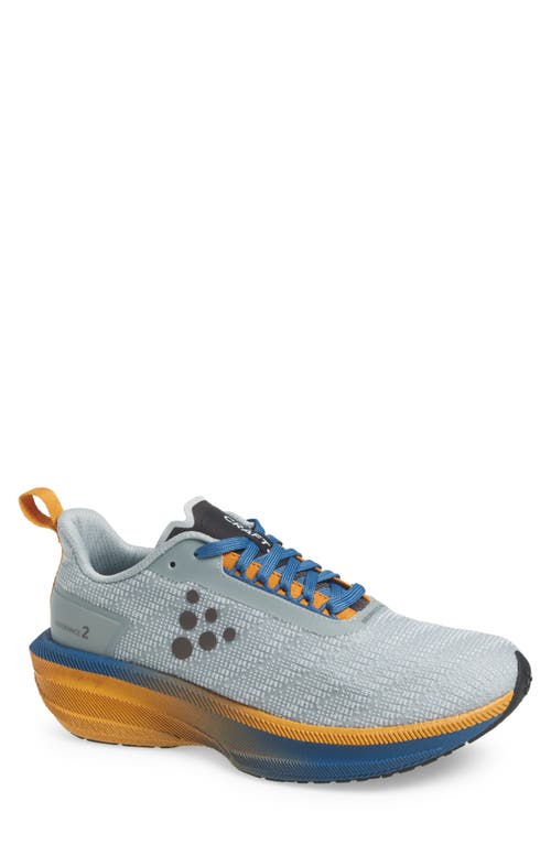 Craft Endurance 2 Running Shoe In Platnum-sour