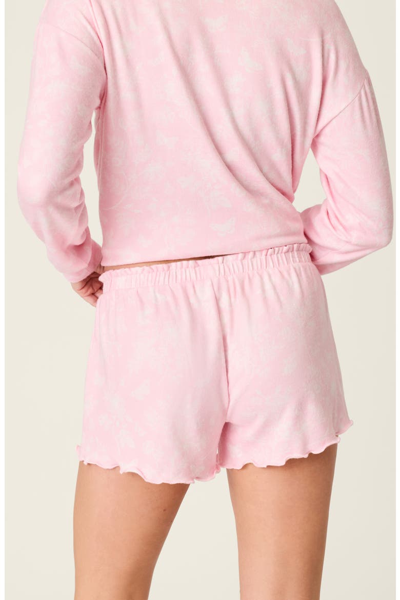 Peachy Mix Match Pajama Shorts, Alternate, color, BABY PINK