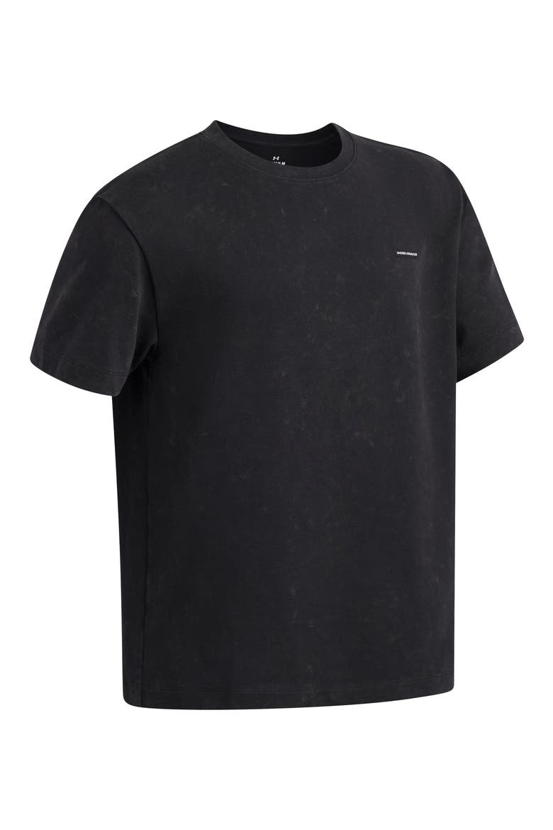Kids' Washed Cotton Blend T-Shirt, Alternate, color, 001 BLACK