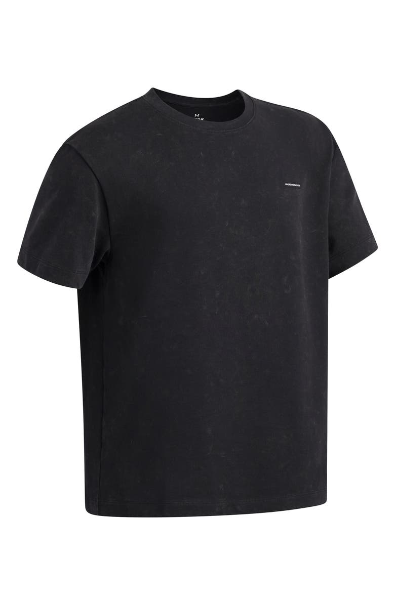 Under Armour Kids' Washed Cotton Blend T-Shirt, Alternate, color, 001 Black