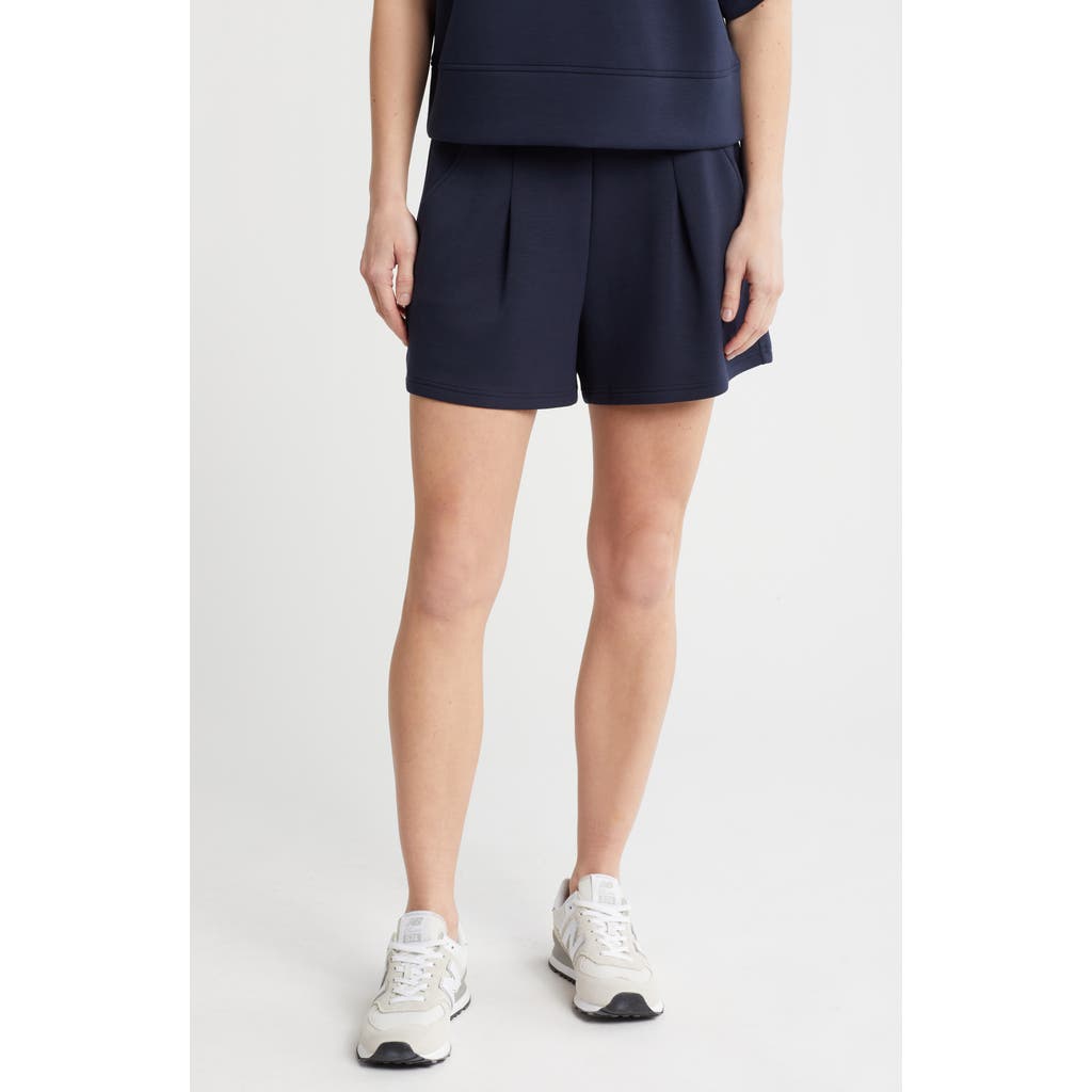Z BY ZELLA Z BY ZELLA WHISPER SCUBA KNIT PLEATED SHORTS