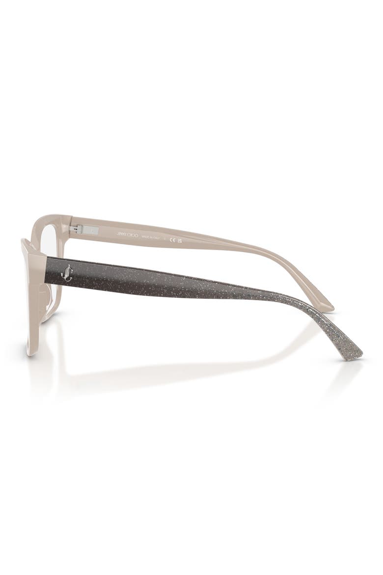 55mm Pillow Optical Glasses, Alternate, color, SAND / DEMO LENS