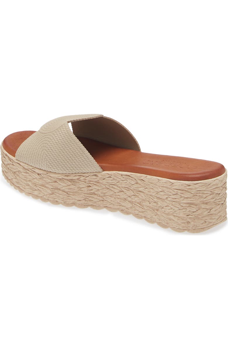 Cordani Britta Espadrille Platform Wedge Slide Sandal, Alternate, color,