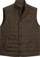johnnie-O Corde Quilted Faux Suede Vest
