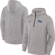 Nike Men's Nike Gray Pitt Panthers Coaches Dri-FIT Half-Zip Hoodie