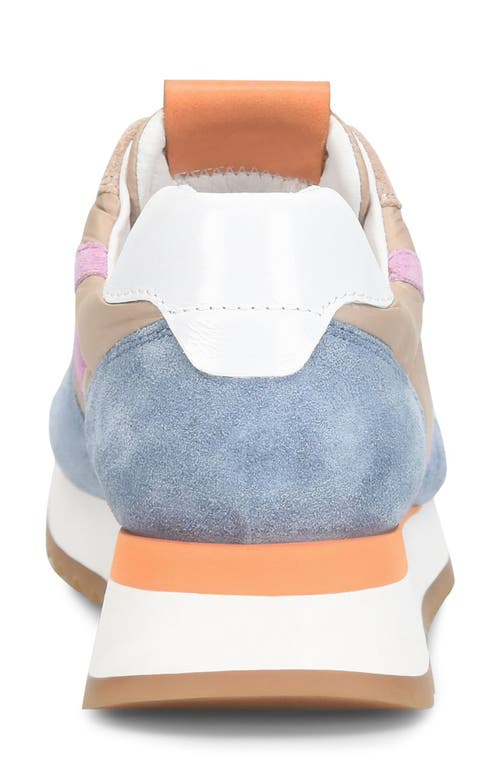 Söfft Janey Sneaker In Light Taupe/orange Multi