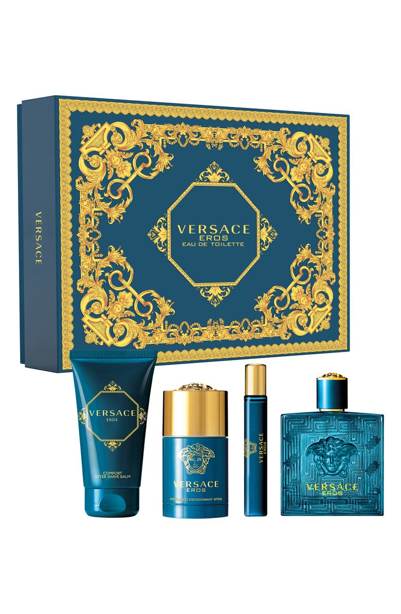 Versace Eros Eau de Toilette Set USD $183 Value, Main, color, 