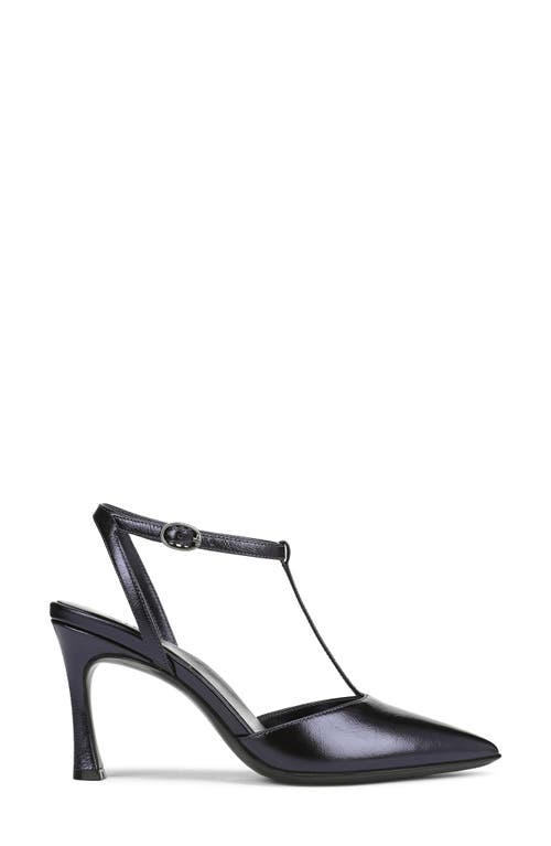 Naturalizer Astrid T-strap Pointed Toe Pump In Blue