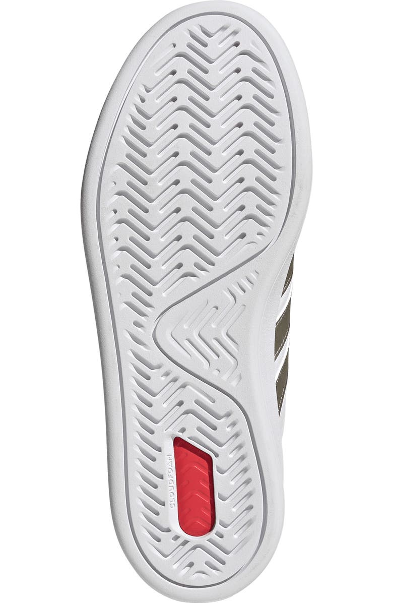 adidas Grand Court 3.0 Sneaker, Alternate, color, White/ Cyber Met./ White