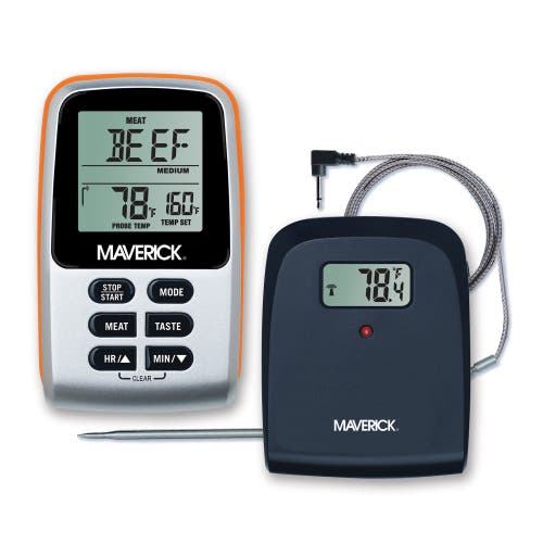 Maverick Wireless Remote Cooking Thermometer In Black