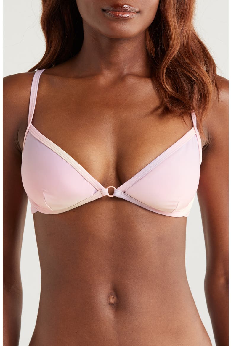 Sunset Capri Bikini Top, Main, color, SUNSET GRADIENT004