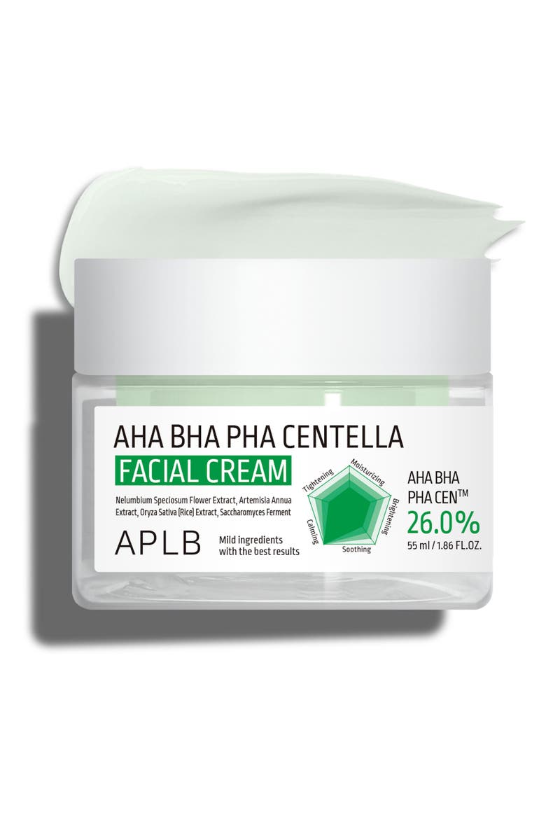 AHA BHA PHA Centella Facial Cream, Alternate, color, NO COLOR