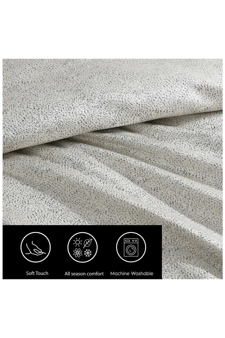 Speckled Stain Weave Comforter Set, Alternate, color, TAUPE