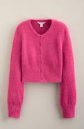 Nordstrom Kids' Fuzzy Cropped Cardigan