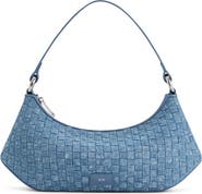 JW PEI Lily Woven Denim Shoulder Bag
