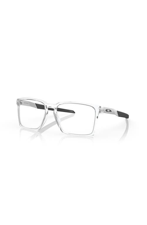 Oakley 56mm Rectangle Optical Glasses In Neutral