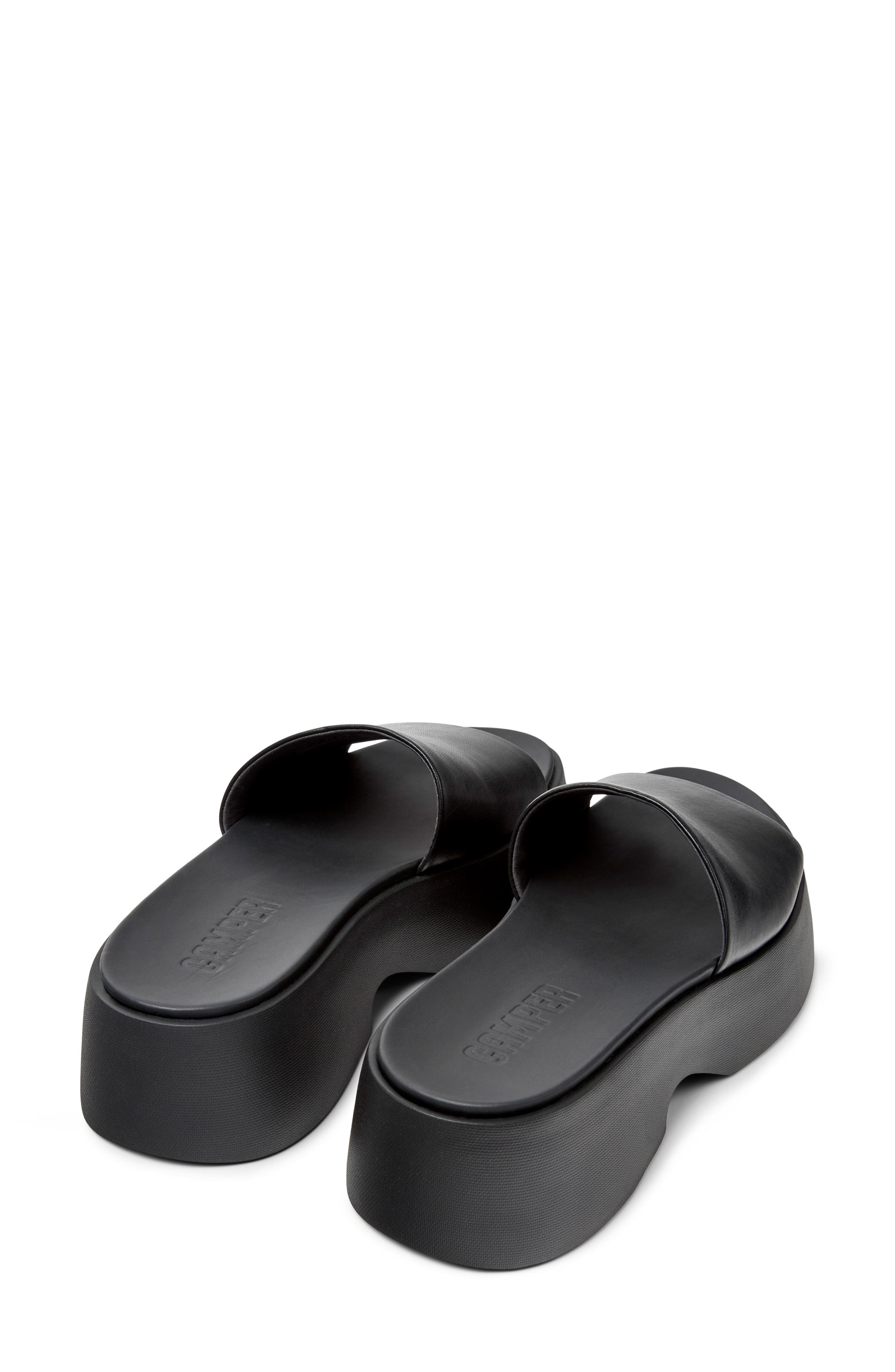 Camper Tasha Platform Slide Sandal, Alternate, color, 