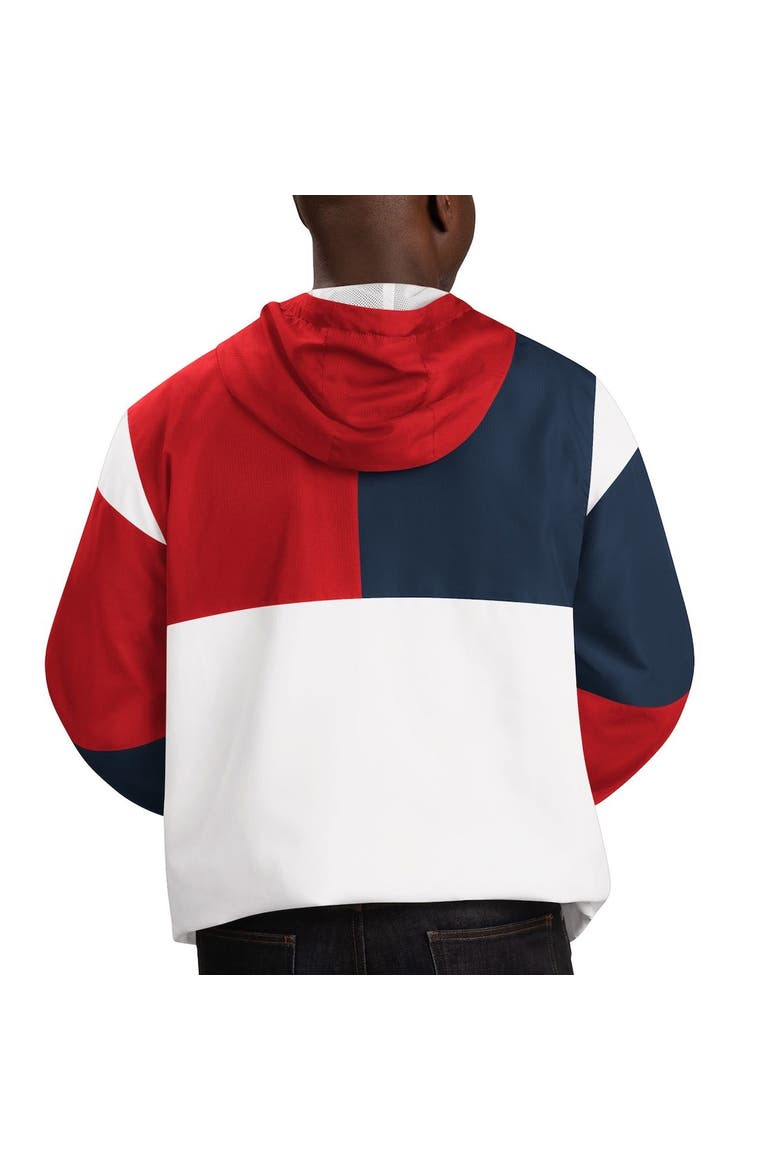 Men's G-III Sports by Carl Banks Red/Navy Boston Red Sox Fair Catch Half-Zip Hoodie, Alternate, color, Red