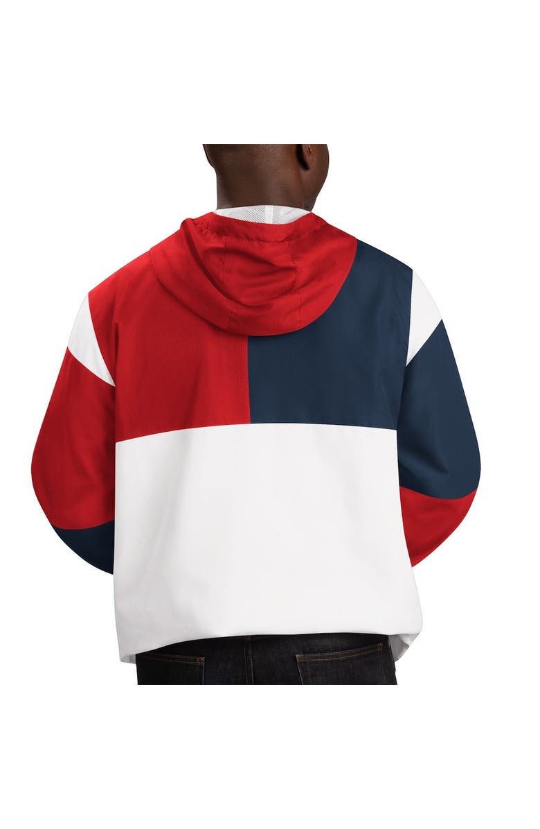 G-III SPORTS BY CARL BANKS Men's G-III Sports by Carl Banks Red/Navy Boston Red Sox Fair Catch Half-Zip Hoodie, Alternate, color,