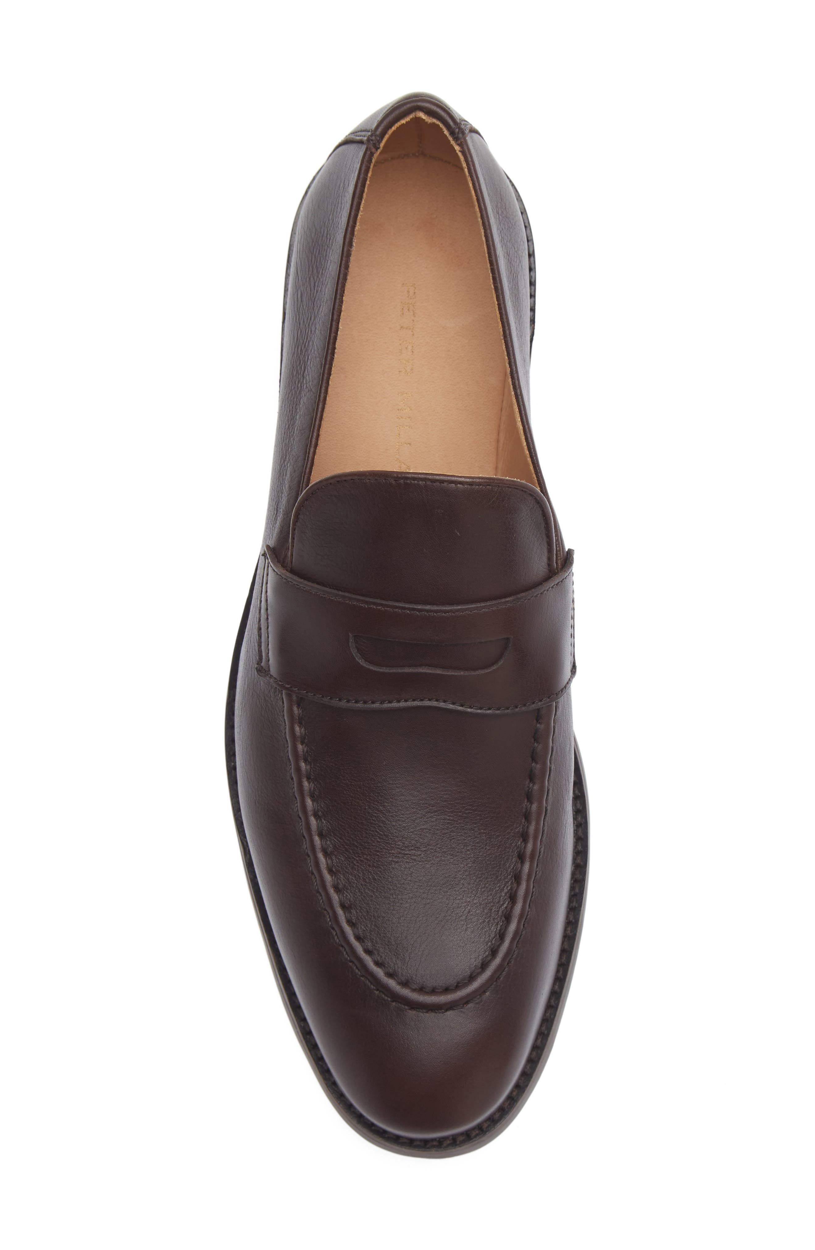 Madison Penny Loafer, Alternate, color, DARK CHOCOLATE