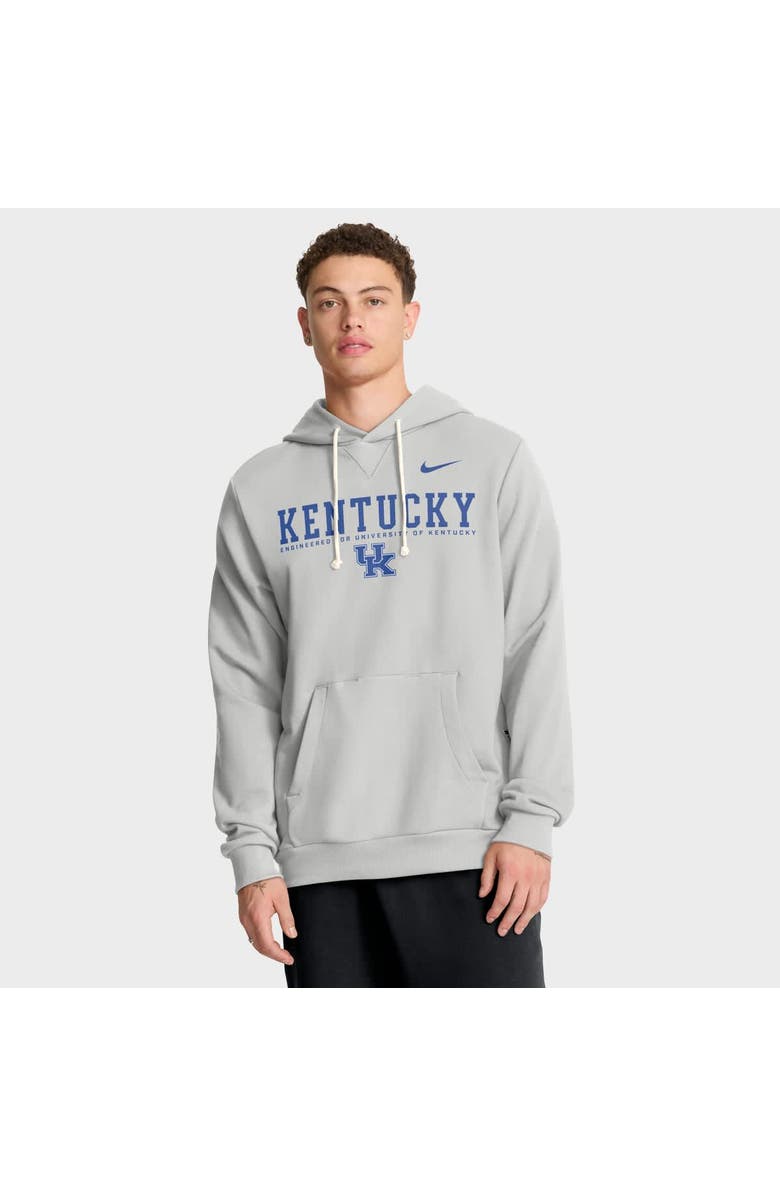 Nike Men's Nike Gray Kentucky Wildcats 2025 Sideline Standard Issue Dri-FIT Hoodie, Alternate, color, Gray