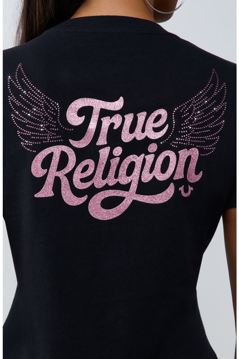 Wing Crewneck Tee, Alternate, color, JET BLACK