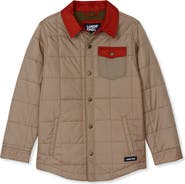 Lands' End Boys Quilted Water Resistant Jacket