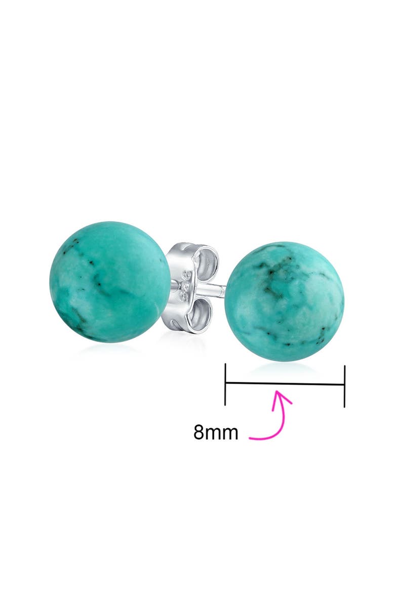 Set of 3 Assorted Stone Stud Earrings, Alternate, color, MULTI-COLOR
