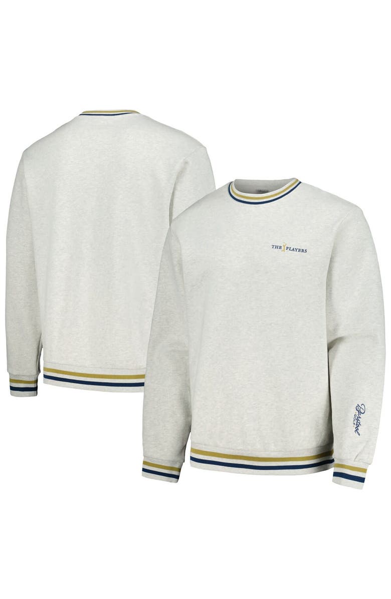 BARSTOOL GOLF Men's Barstool Golf Gray THE PLAYERS Pullover Sweatshirt, Alternate, color,