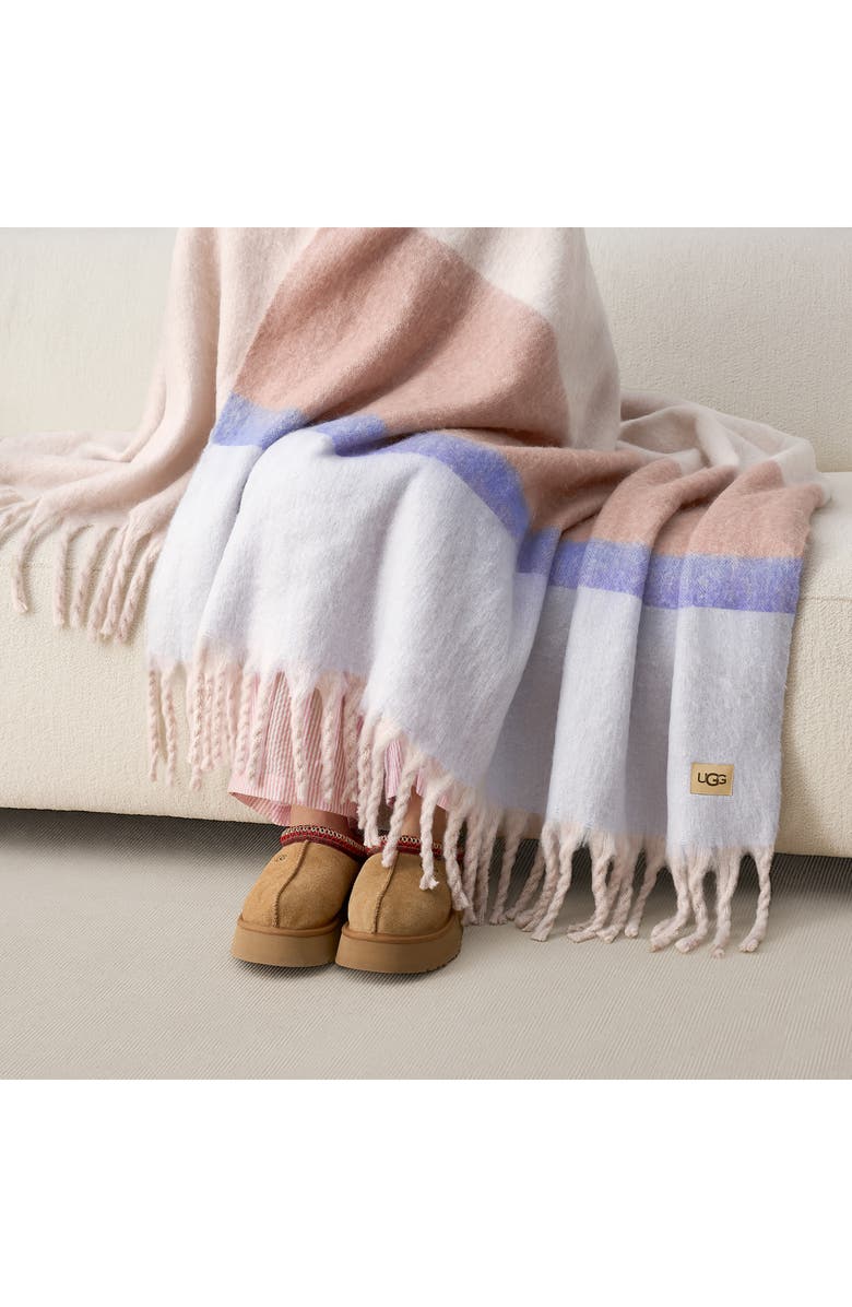 UGG<sup>®</sup> Simona Throw Blanket, Alternate, color, Misty Wisteria Stripe